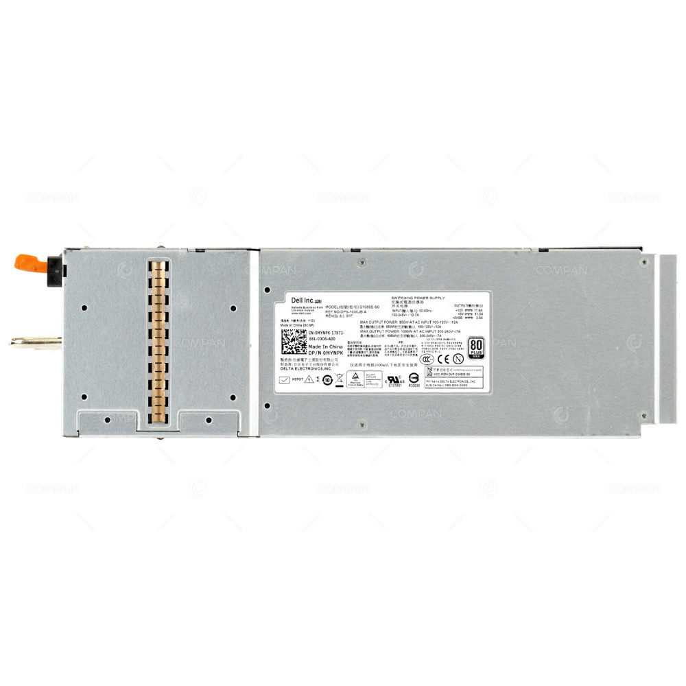 MYNPK DELL 1080W POWER SUPPLY 80 PLUS GOLD FOR DELL EQUALLOGIC PS6100E